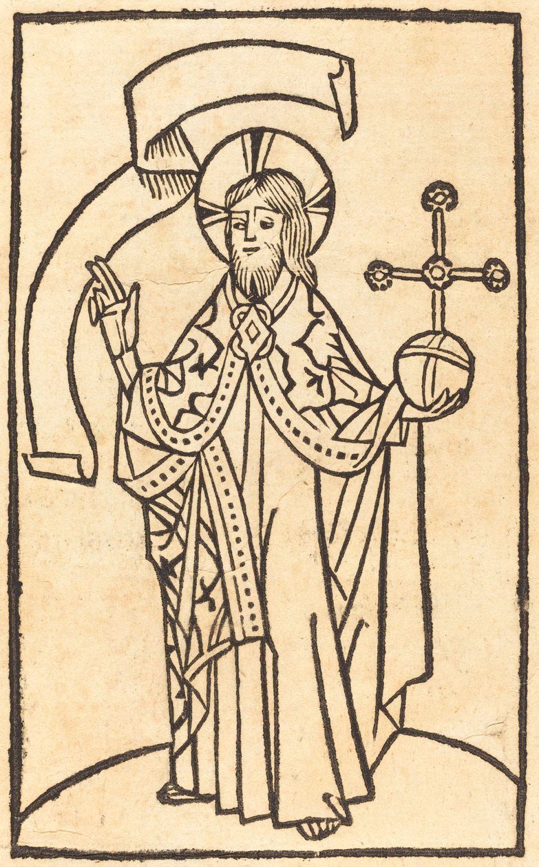 Christ as Salvator Mundi by Unbekannt