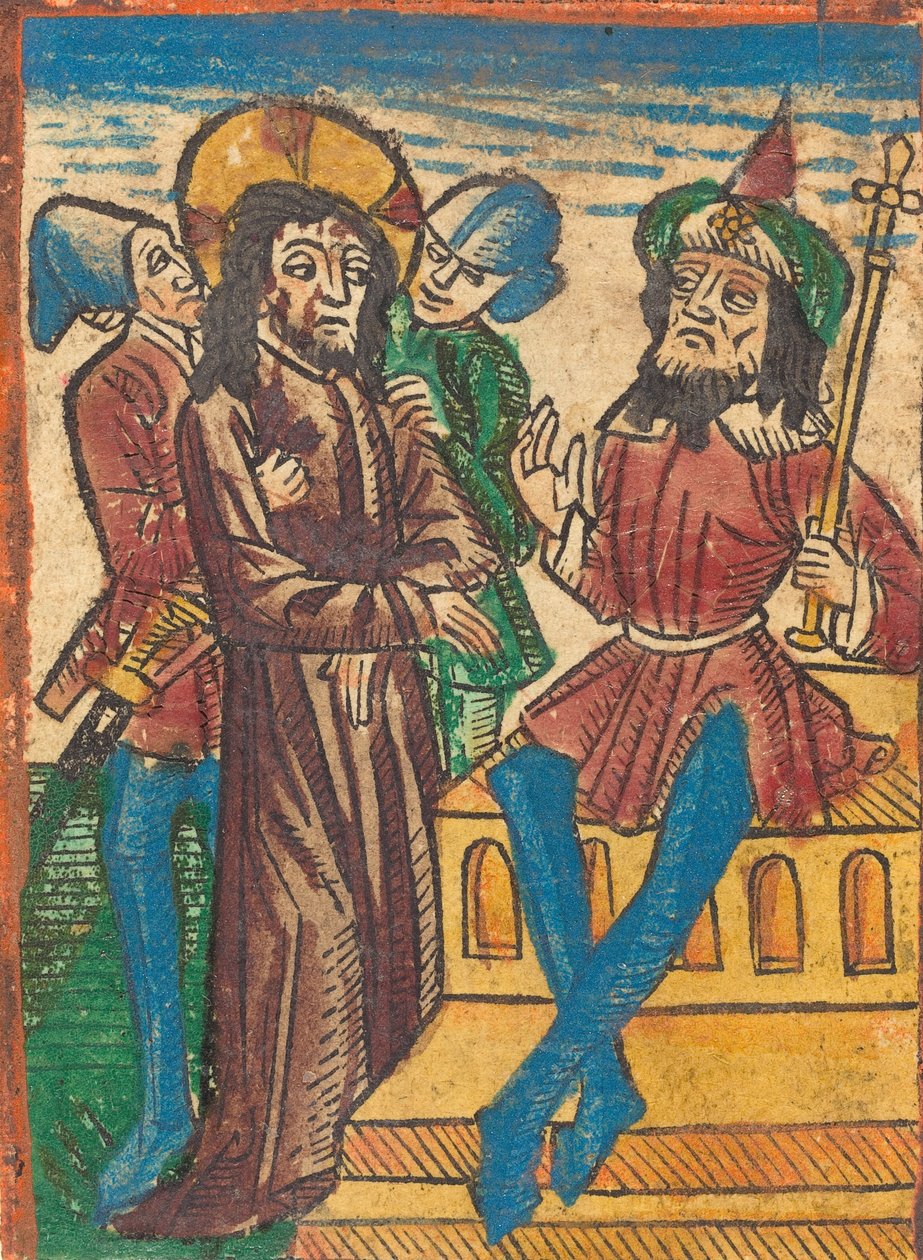 Christ before Pilate, c. 1490 by Unbekannt