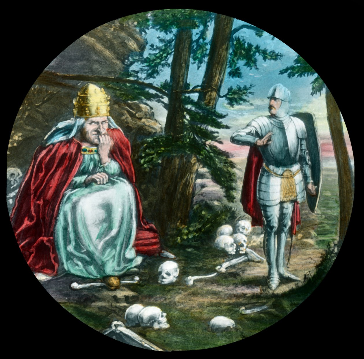 Christian avoids the cave of Giant Pope, c1910 by Unbekannt
