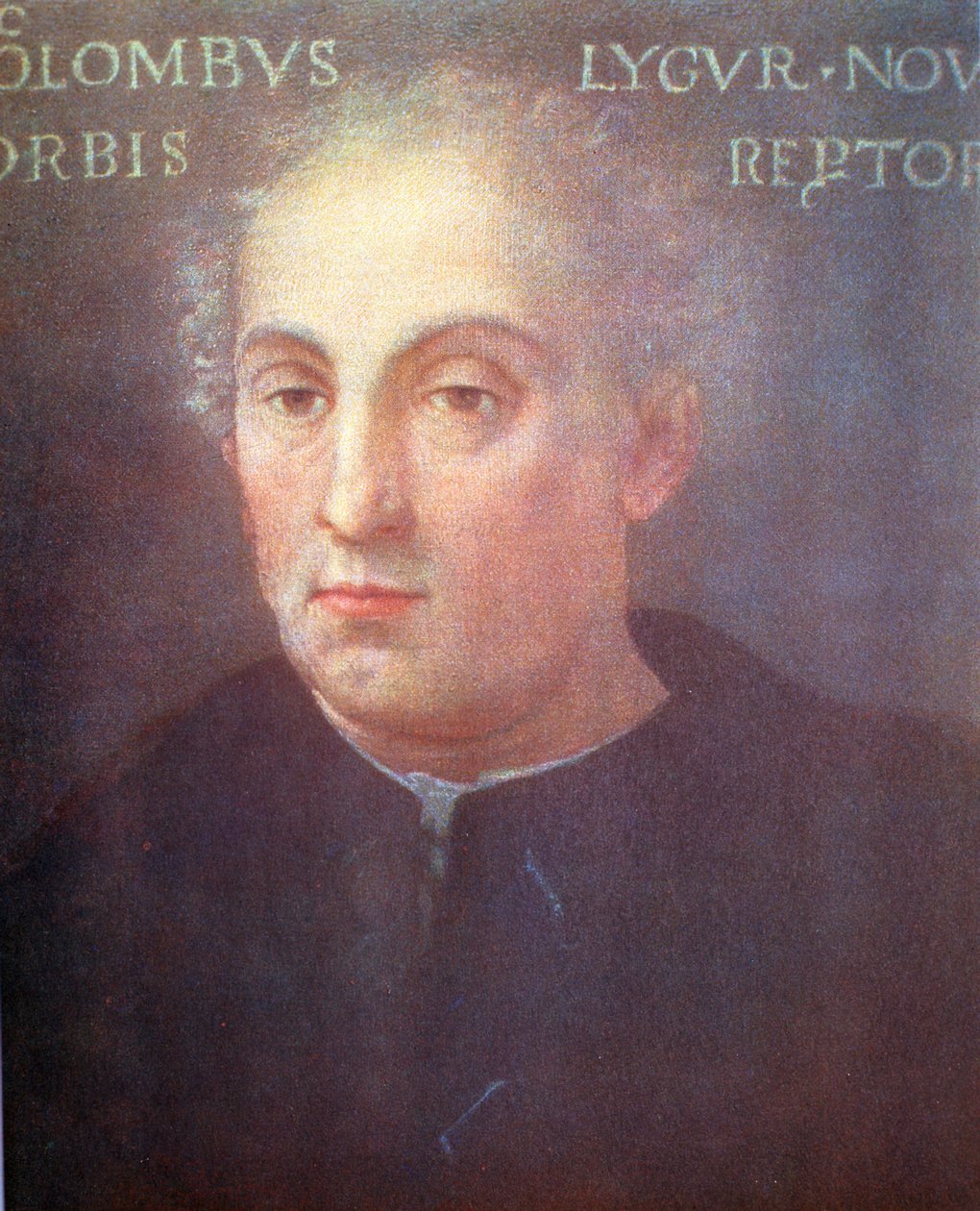 Christopher Columbus, Genoese Navigator and Explorer by Unbekannt