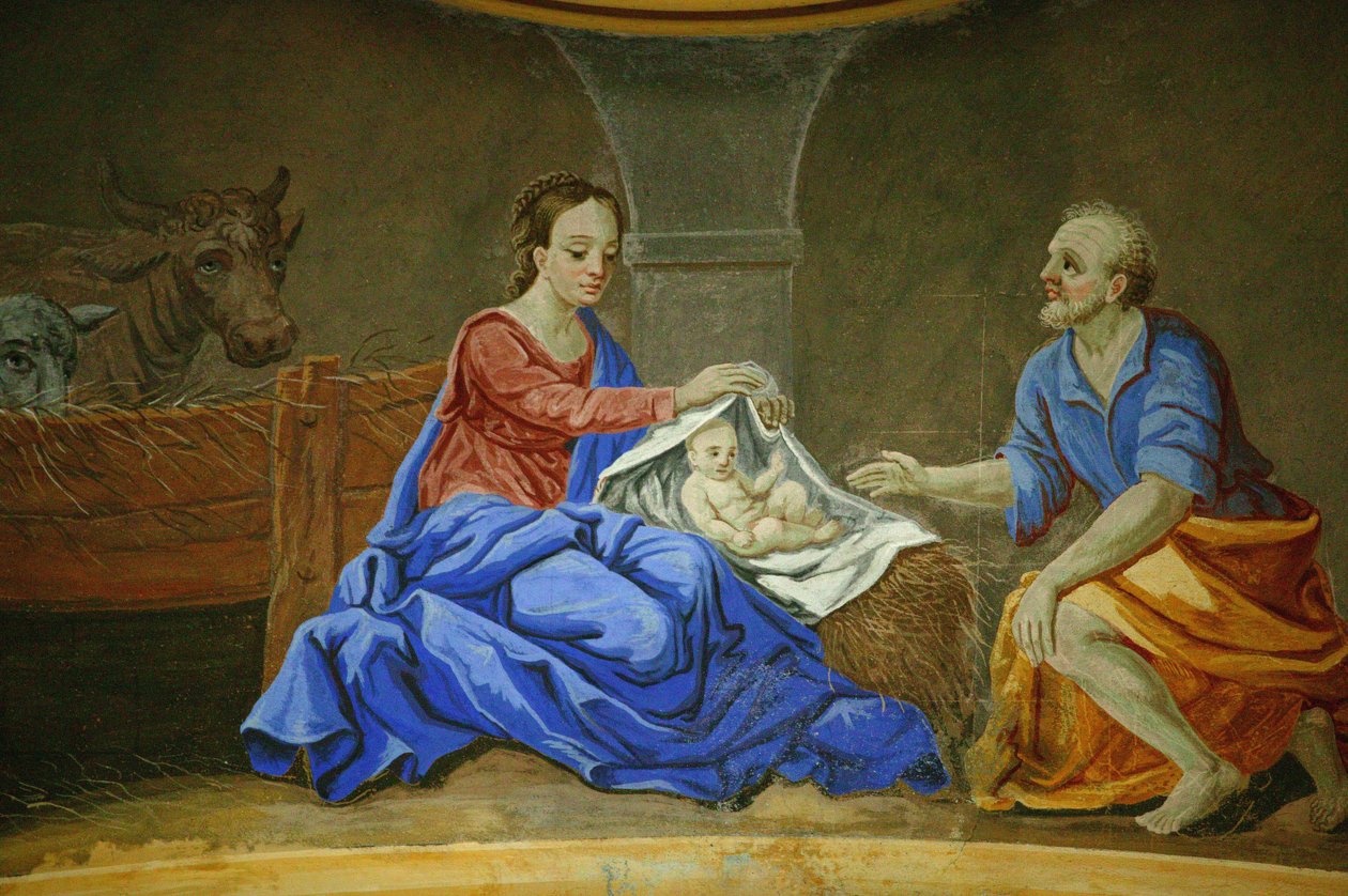 Church of Saint-Nicolas de Veroce. Nativity, Saint Nicolas de Veroce, France by Unbekannt