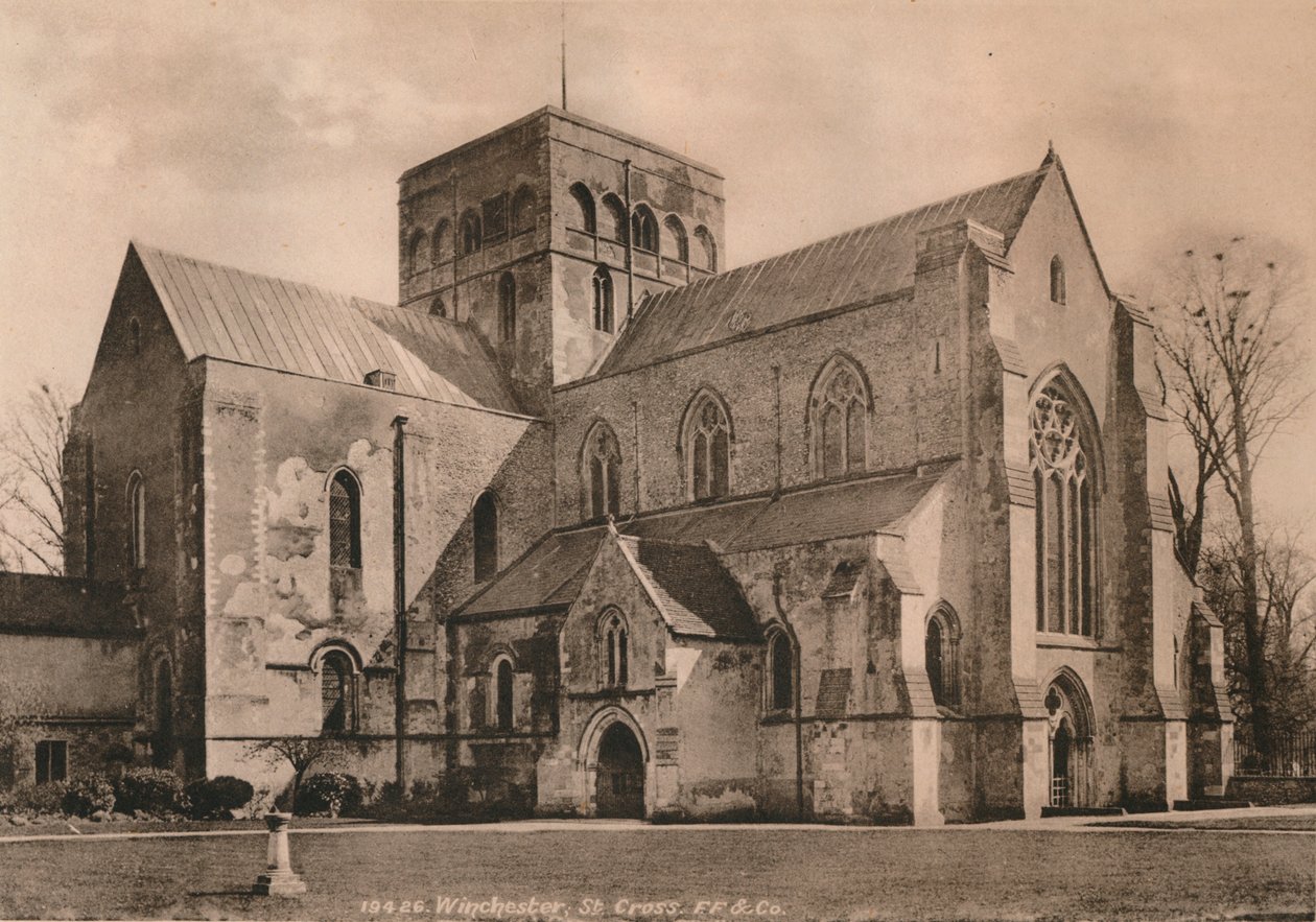 Church of the Hospital of St Cross, Winchester, Hampshire, early 20th century by Unbekannt