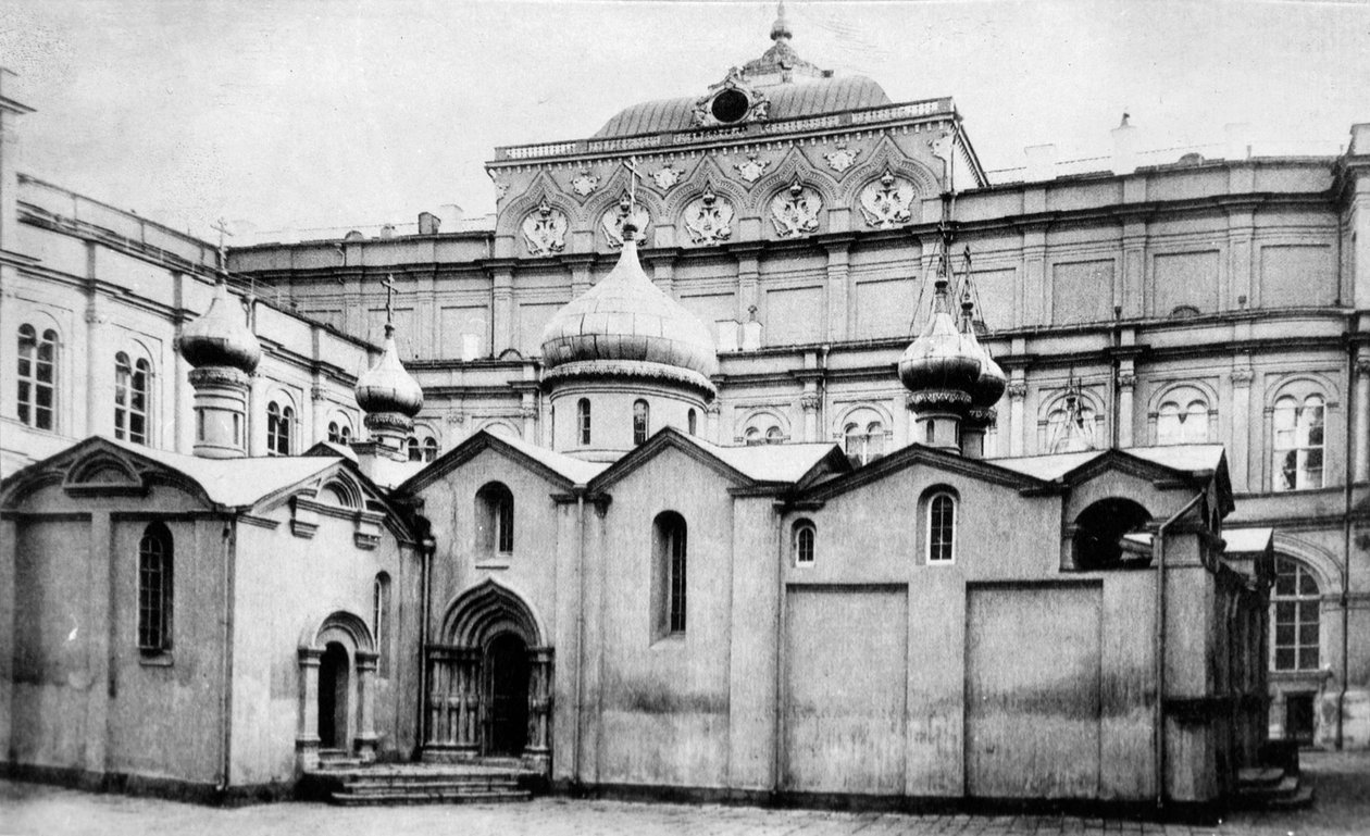 Church of the Saviour in the Woods, in the Kremlin, Moscow, Russia by Unbekannt