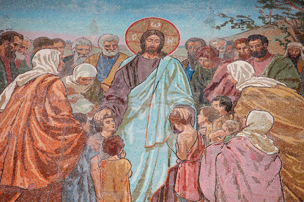 The Blessing of the Children, Church of the Saviour on Spilled Blood or Church of Resurrection, Saint Petersburg, Russia by Unbekannt
