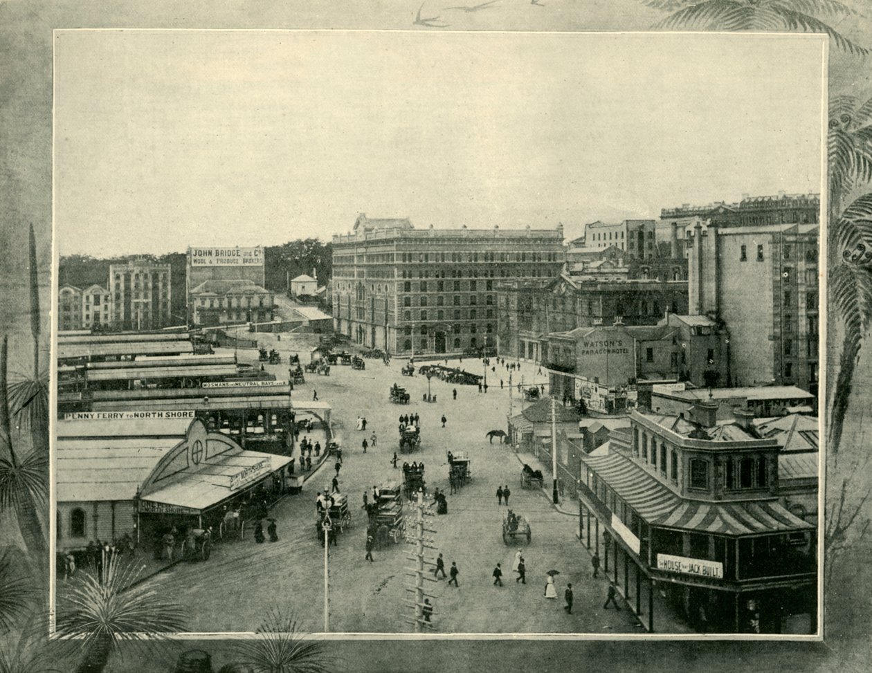 Circular Quay, Sydney, 1901 by Unbekannt