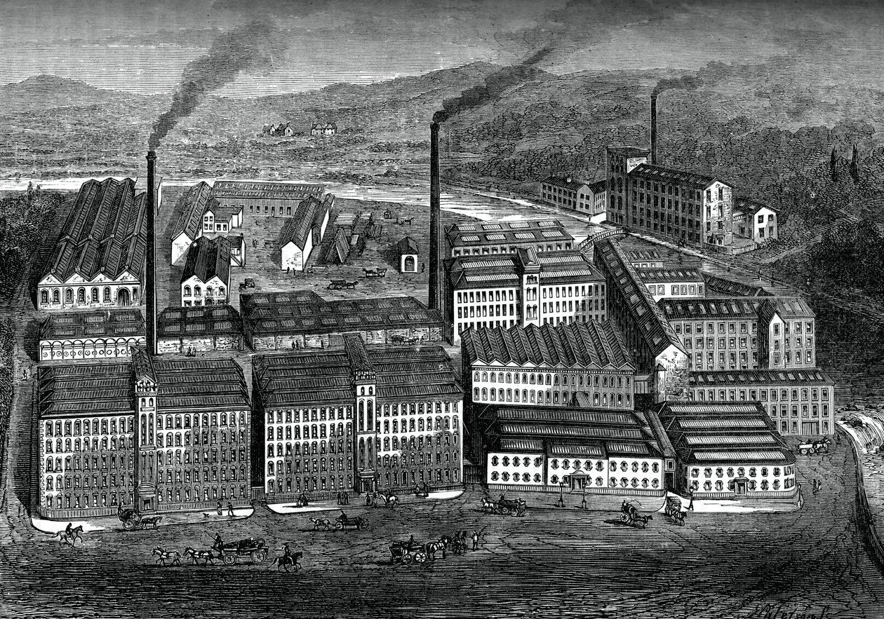 Clarks Anchor Thread Works, Paisley, Scotland by Unbekannt