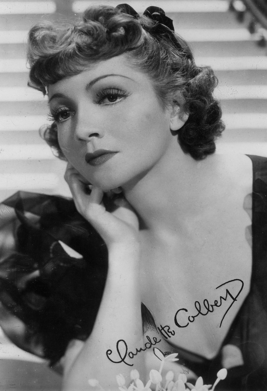 Claudette Colbert, American Actress, 20th Century by Unbekannt