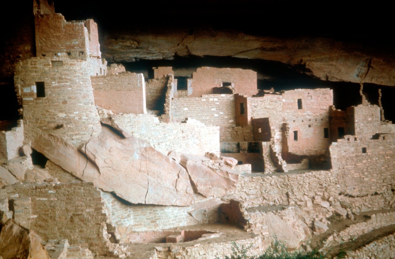 Cliff Palace, Native American, Mesa Verde, Colorado, USA by Unbekannt