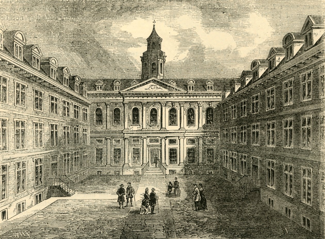 College of Physicians, Warwick Lane, Interior of the Quadrangle, c1872 by Unbekannt