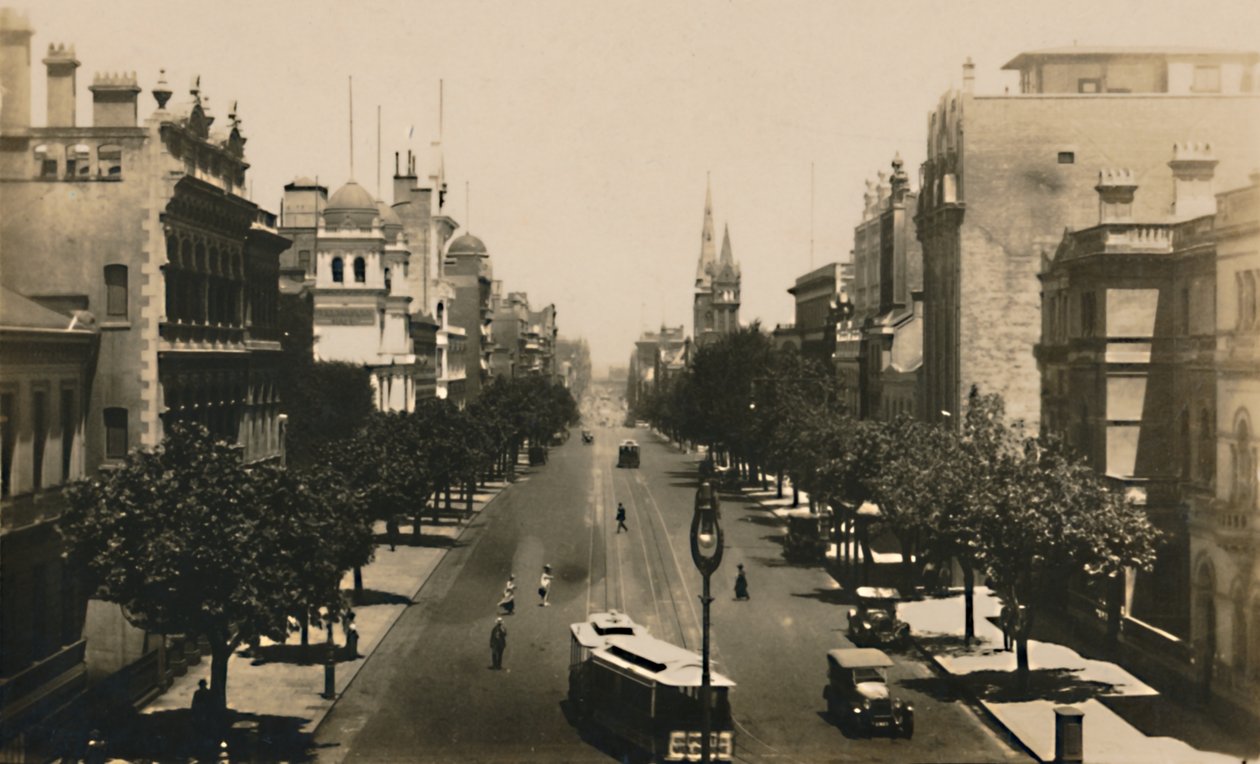Collins Street, Melbourne, Australia by Unbekannt