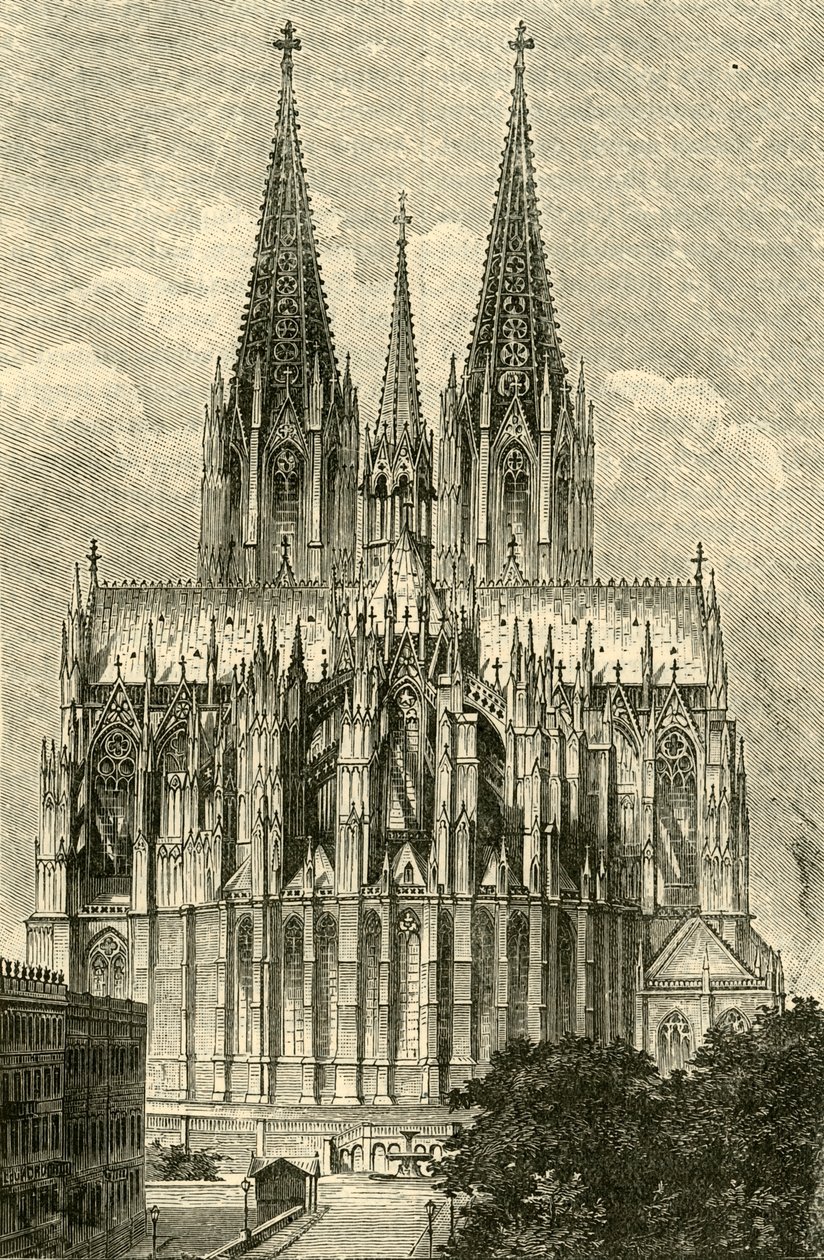 Cologne Cathedral, from the East by Unbekannt