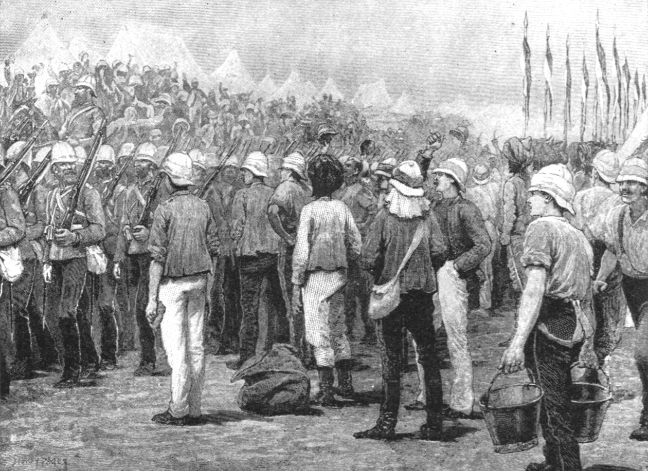 Colonial Troops in the Soudan War, 1883-85: New South Wales Infantry at Suakim, 1885, 1901 by Unbekannt