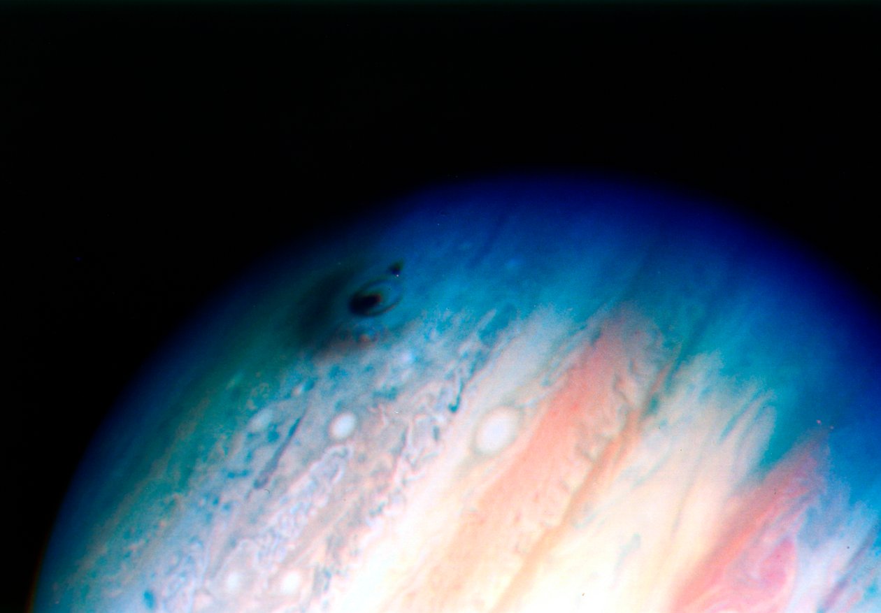 Comet Shoemaker-Levy colliding with Jupiter, 20 July 1994 by Unbekannt