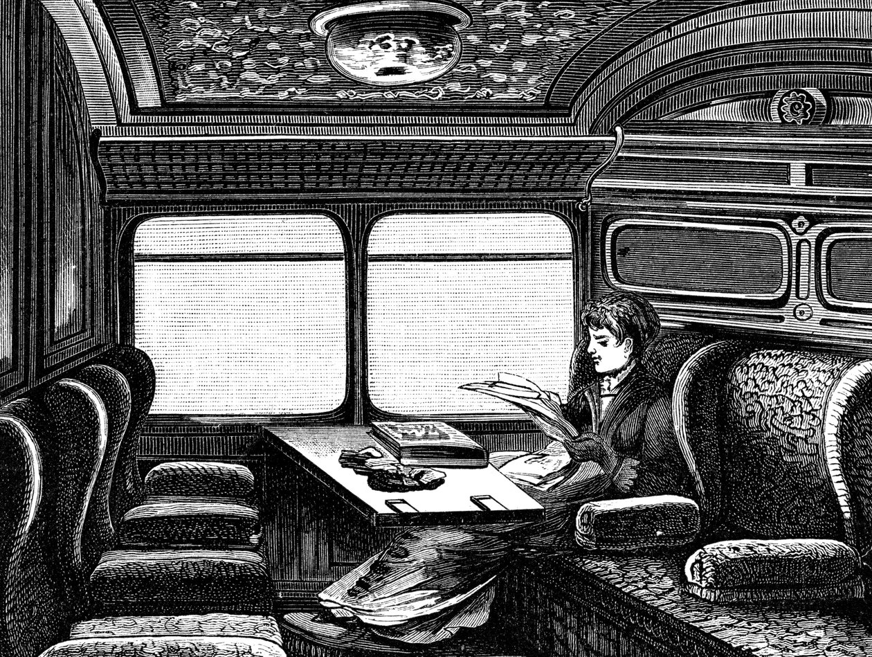 Compartment on the Orient Express Reserved for Women by Unbekannt
