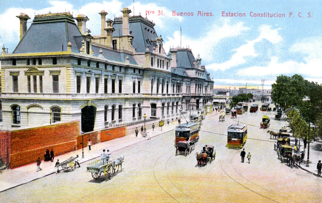 Constitution Station, Buenos Aires, Argentina by Unbekannt