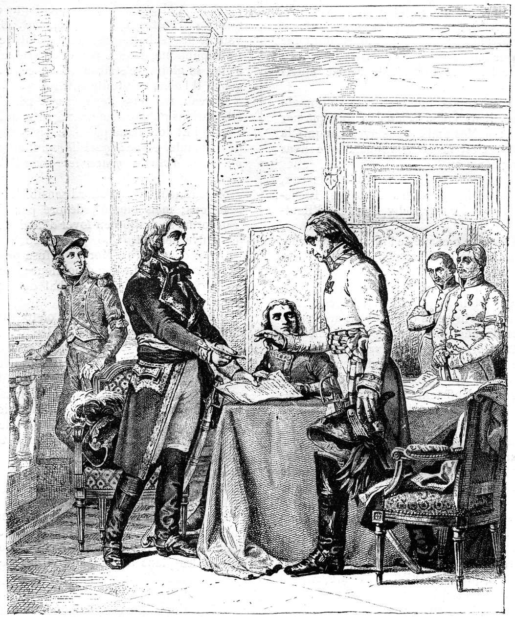 Convention after the Battle of Marengo, Italy, 15th June 1800 by Unbekannt