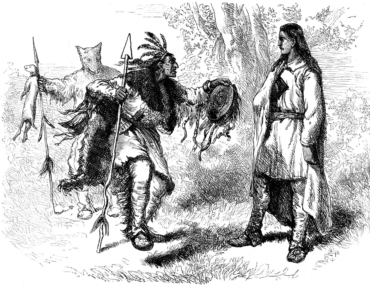 Converted Native American and Powows by Unbekannt