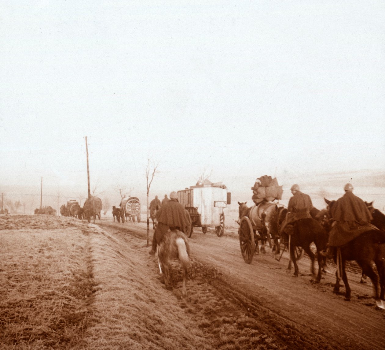 Convoy, Genicourt, Northern France by Unbekannt