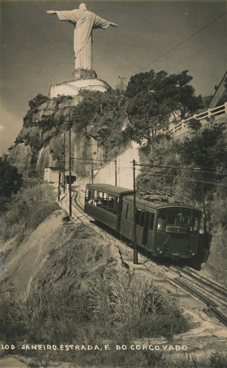 Corcovado Rack Railway, Rio de Janeiro, Brazil by Unbekannt