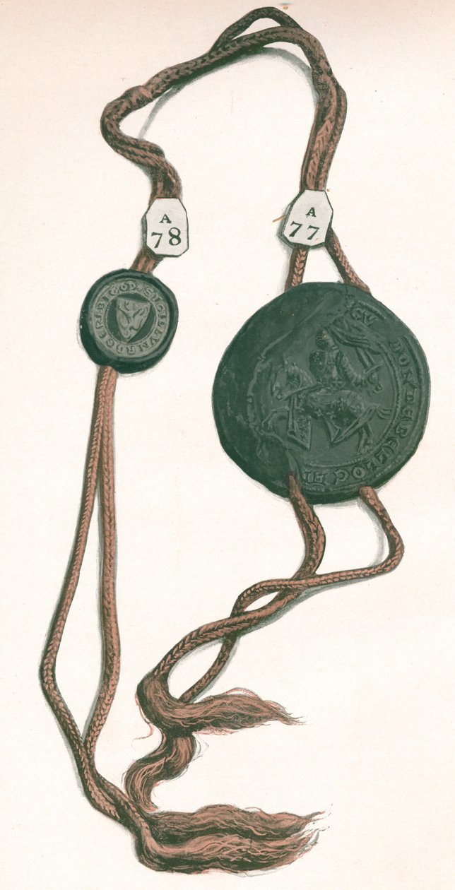 Cord III Roger Bigod, Earl of Norfolk, & Guy de Beauchamp, Earl of Warwick by Unbekannt