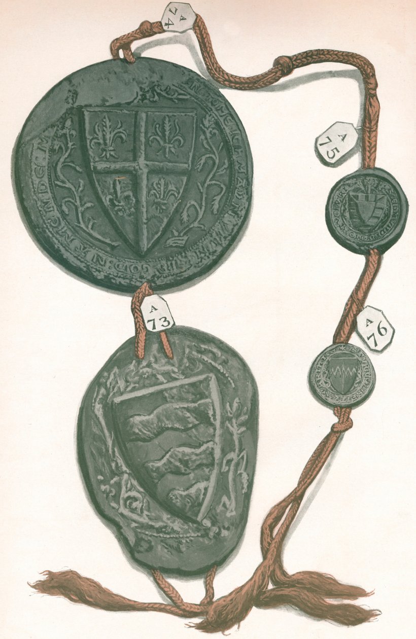 Cord VI John de Hastings, Edmund de Hastings, Edmund de Mortimer, Fulke Fitz-Warine, 1904 by Unbekannt