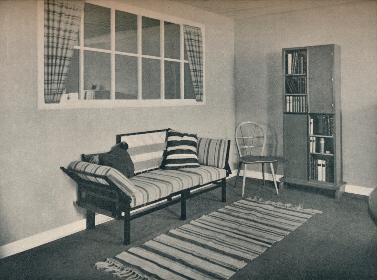 Corner of Living Room Designed by Prof. Karl Pullich by Unbekannt