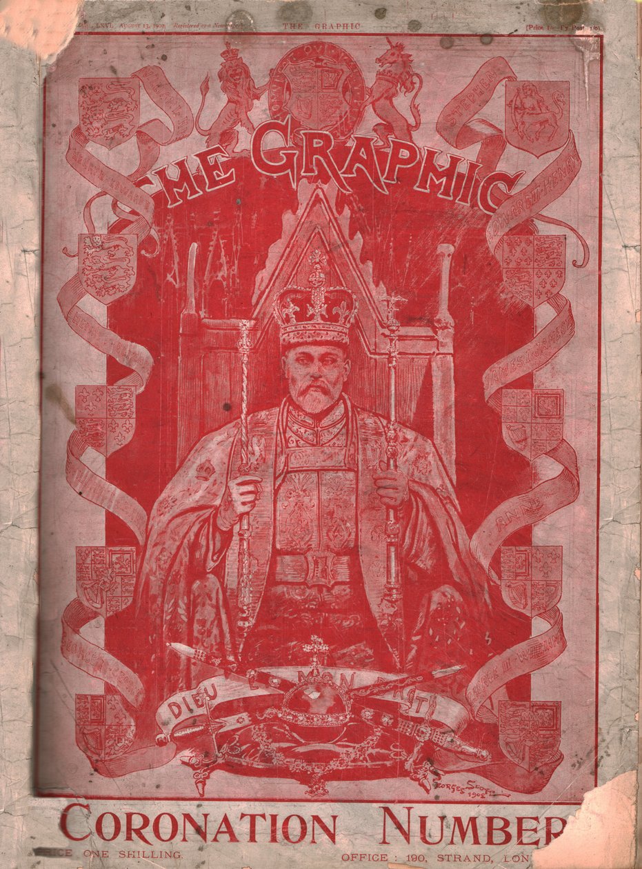 Coronation of King Edward VII, Cover of The Graphic Magazine, 13 August 1902 by Unbekannt