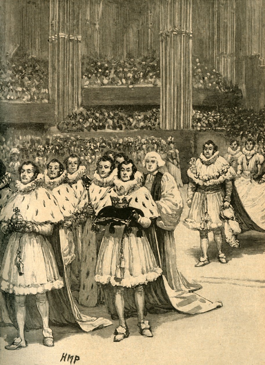 Coronation of King William IV: The Royal Procession, Westminster Abbey, London by Unbekannt