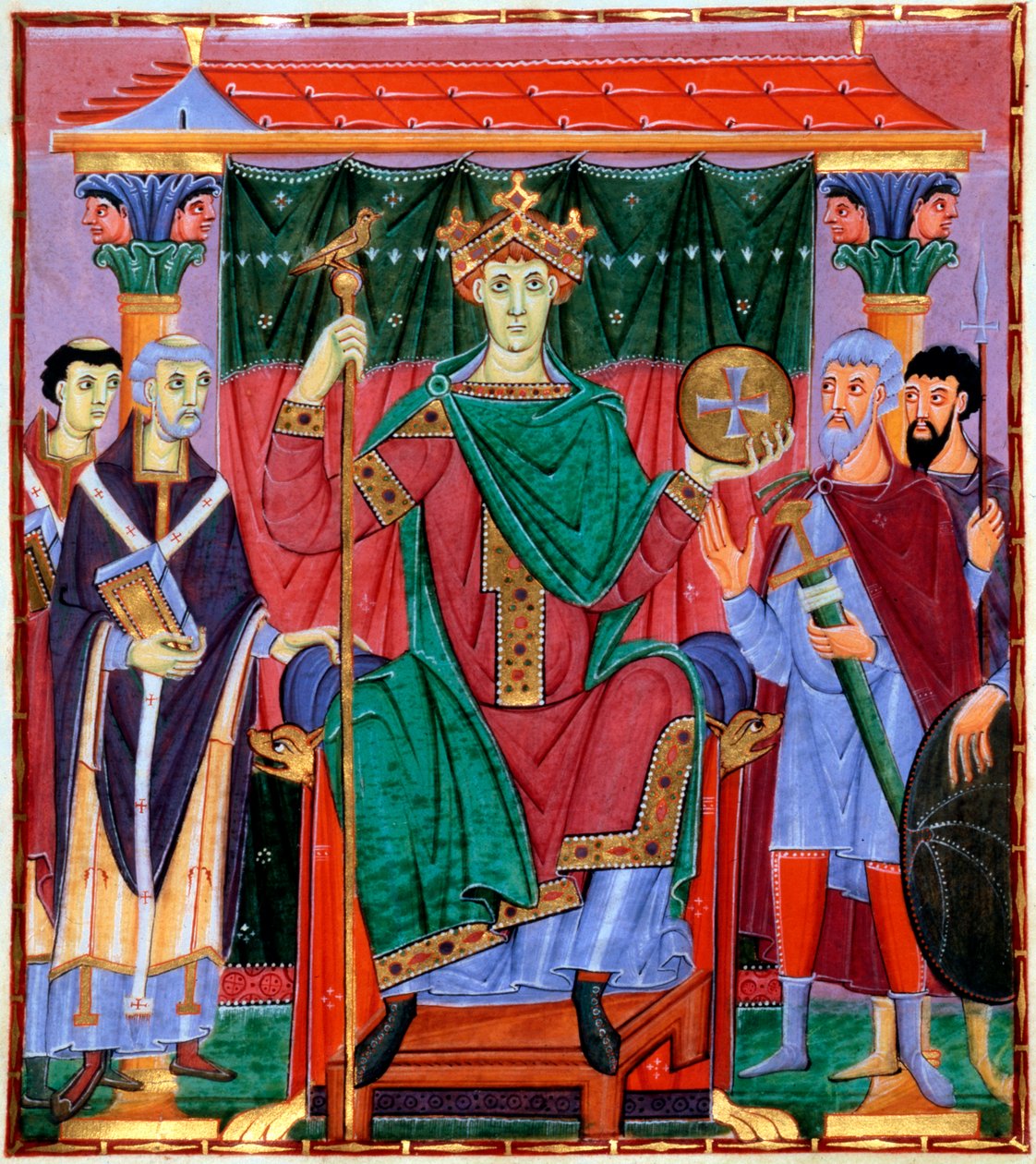 Coronation of Otto III, German King by Unbekannt