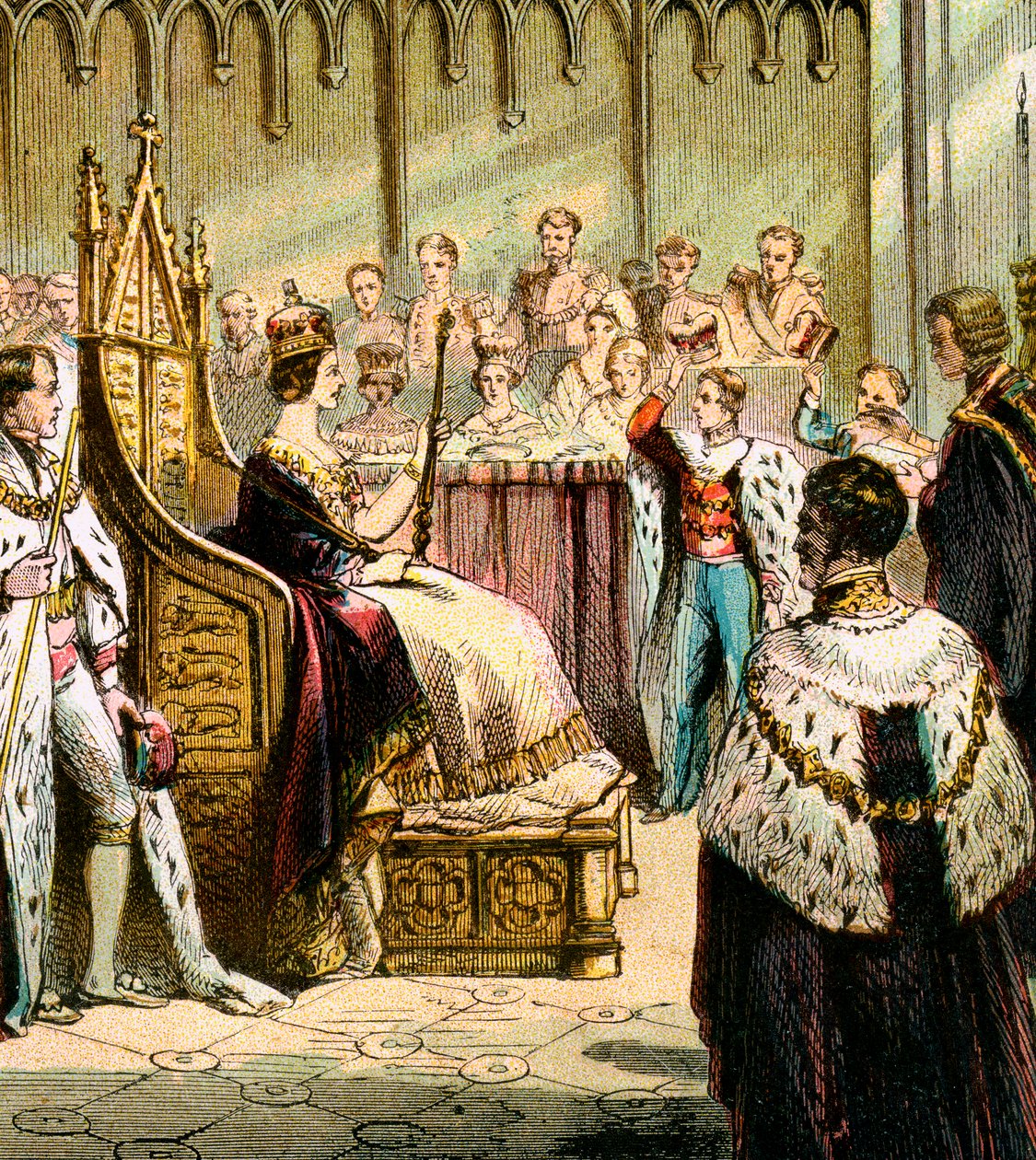 Coronation of Victoria, 1837, c1850s by Unbekannt