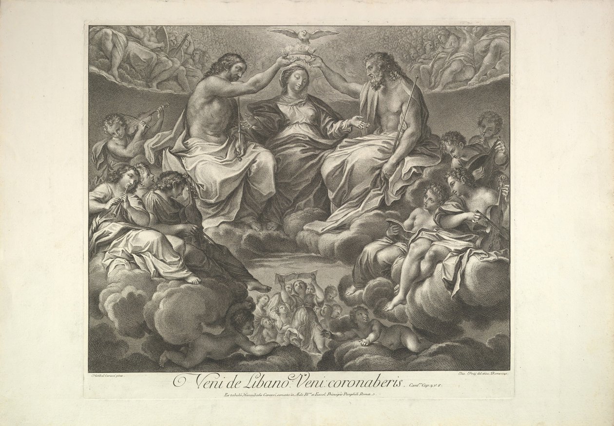 Coronation of the Virgin by Unbekannt
