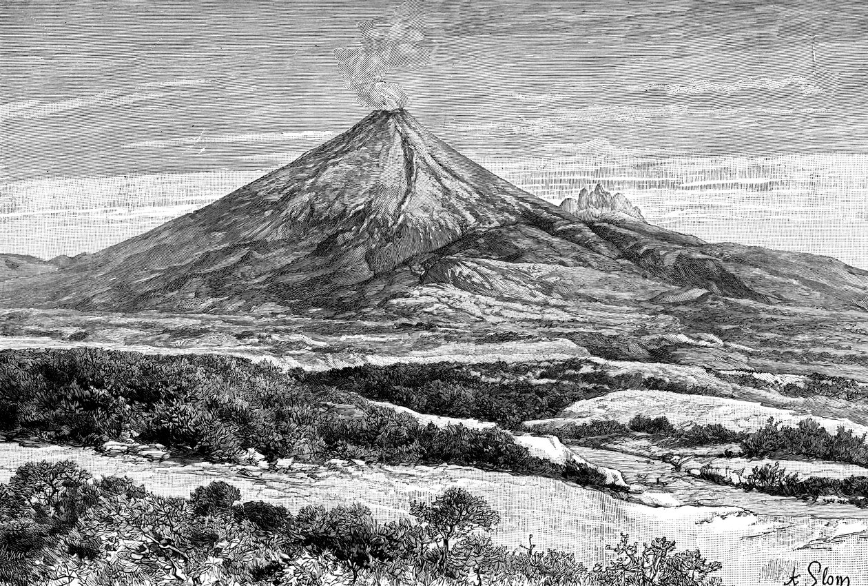 Cotopaxi Volcano, Ecuador, 1895 by Unbekannt