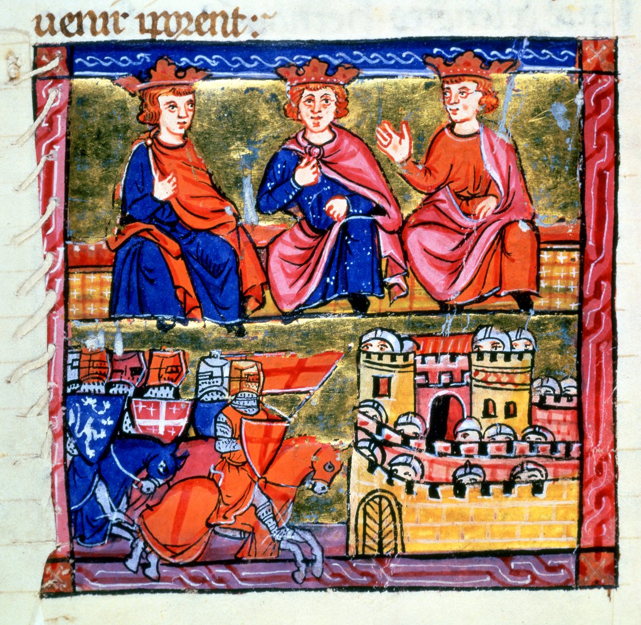 Council of Acre and the Siege of Damascus, 1147-1148 late 12th century by Unbekannt