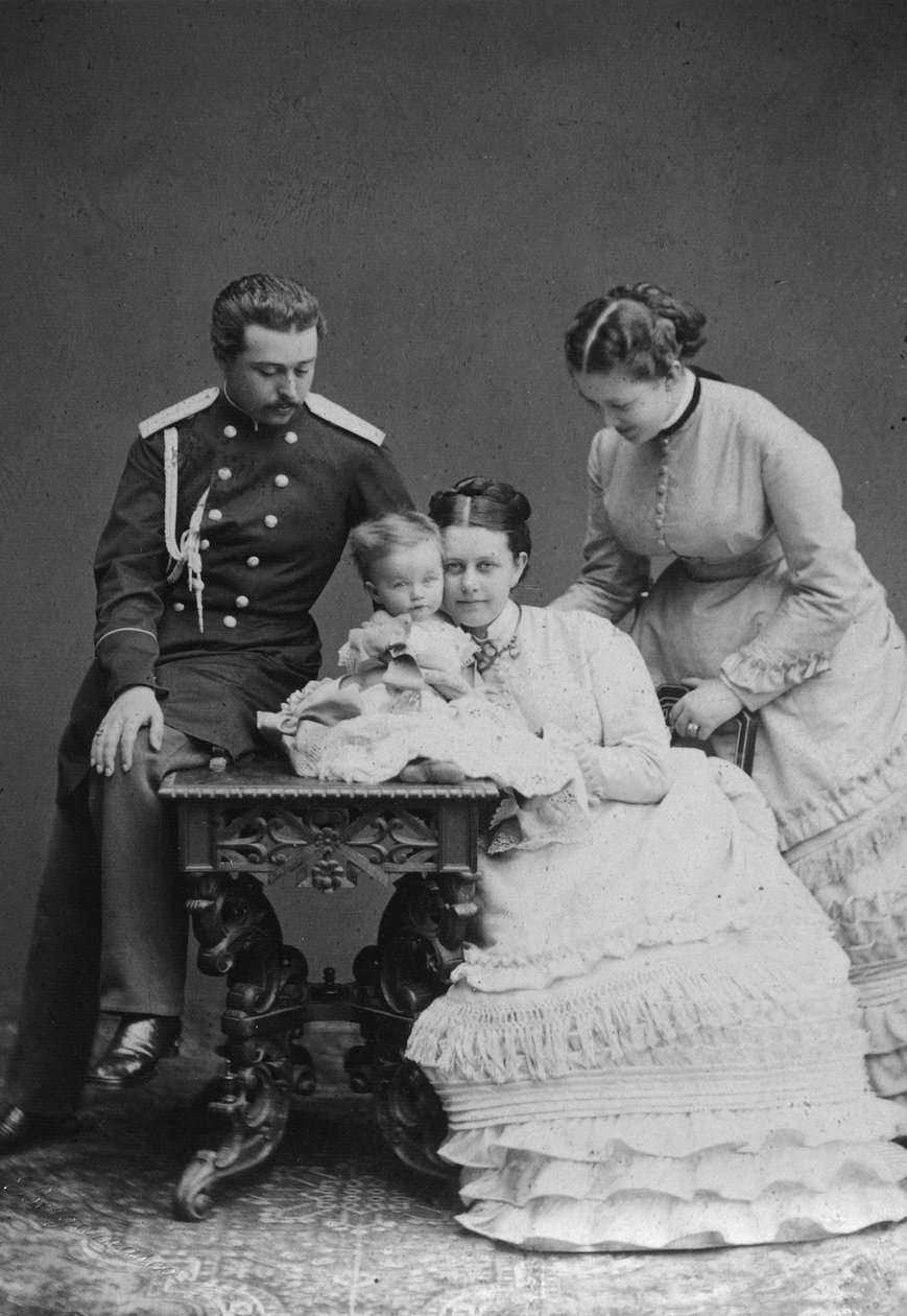 Count Sergei Sheremetev and Countess Ekaterina Sheremeteva and Family by Unbekannt
