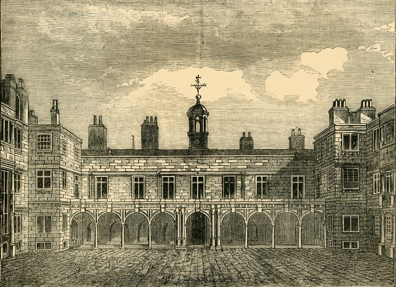 Court of Old Somerset House, from the North, 1881 by Unbekannt