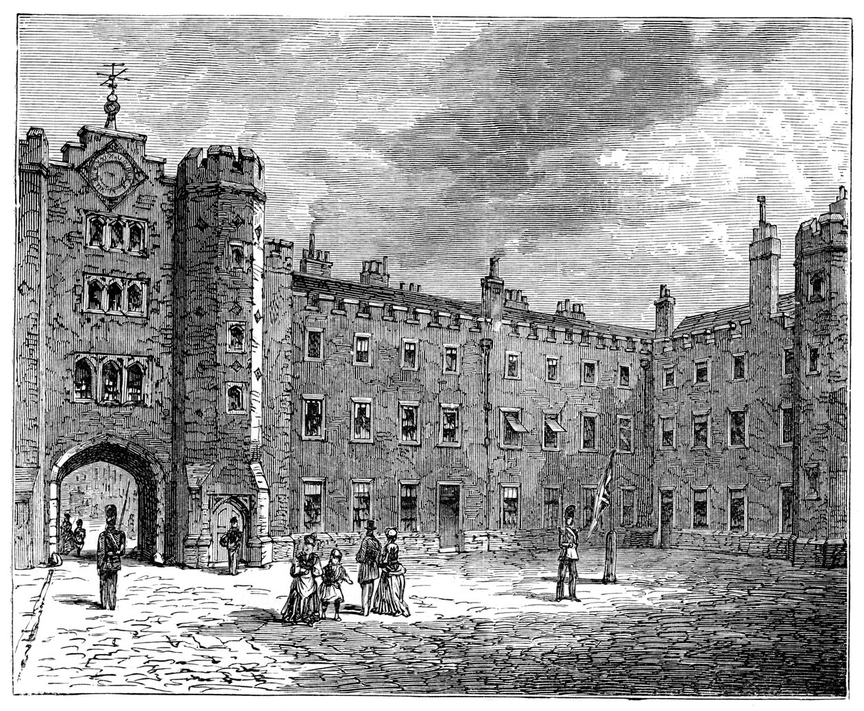 Courtyard of St James