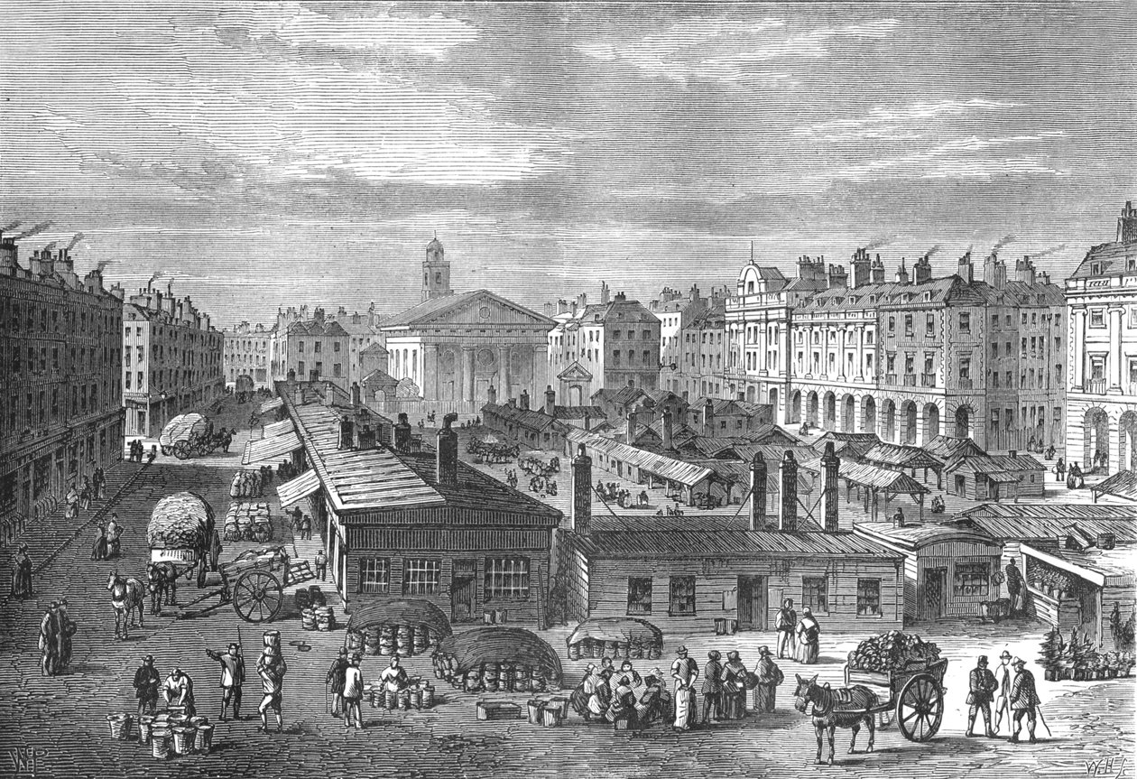 Covent Garden Market, c1820 by Unbekannt