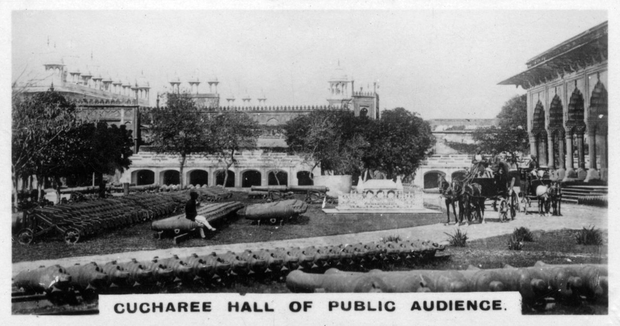 Cucharee Hall of Public Audience, Agra, India by Unbekannt