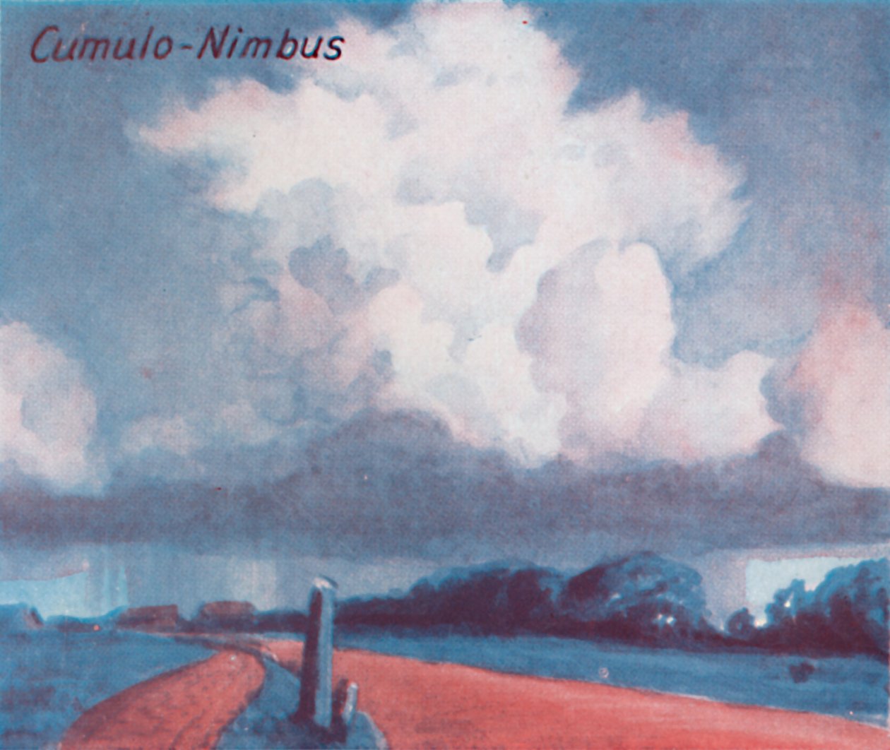 Cumulo-Nimbus - A Dozen of the Principal Cloud Forms In The Sky by Unbekannt