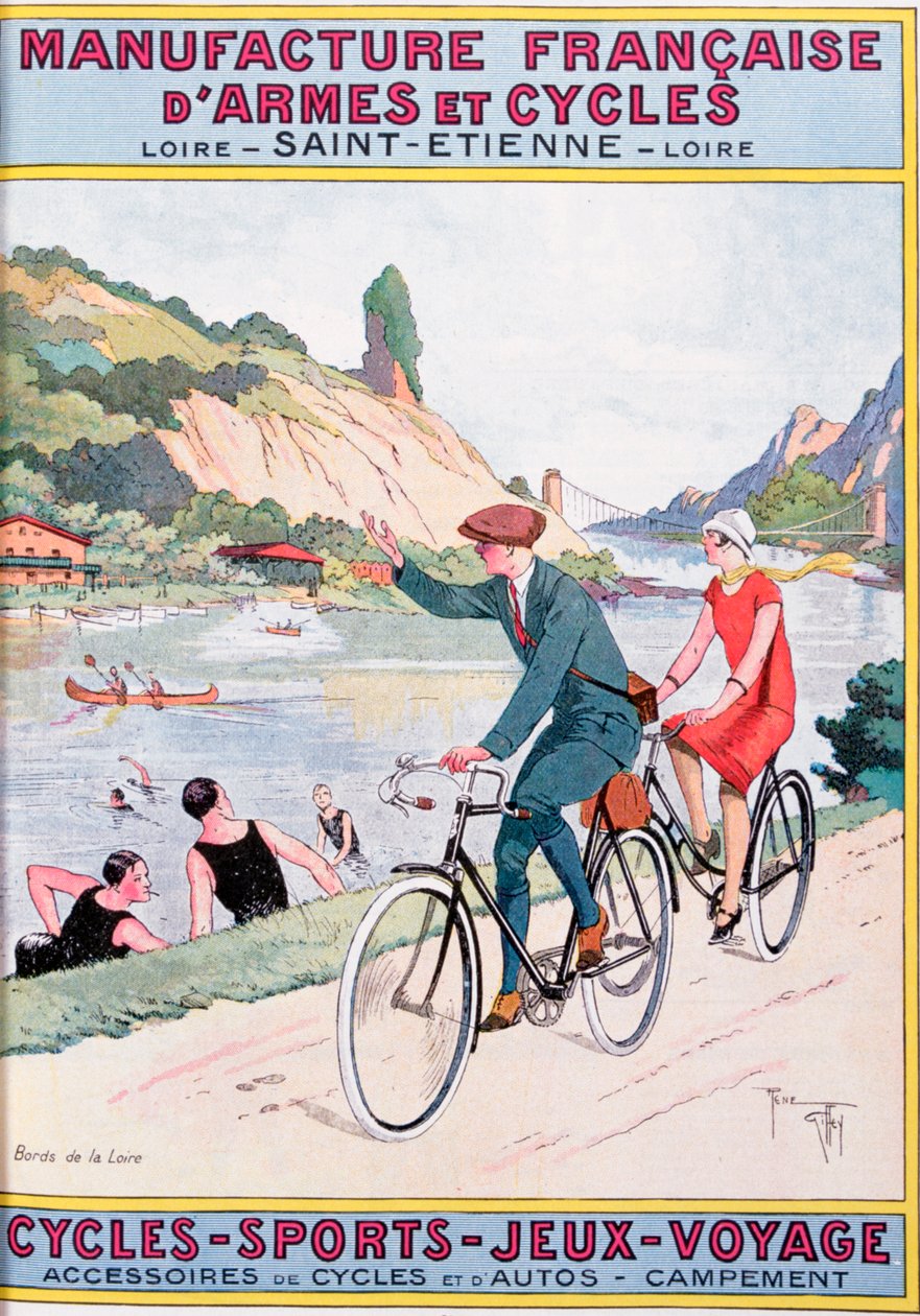 Cycling, Sport, Fun, Travel, 20th Century by Unbekannt