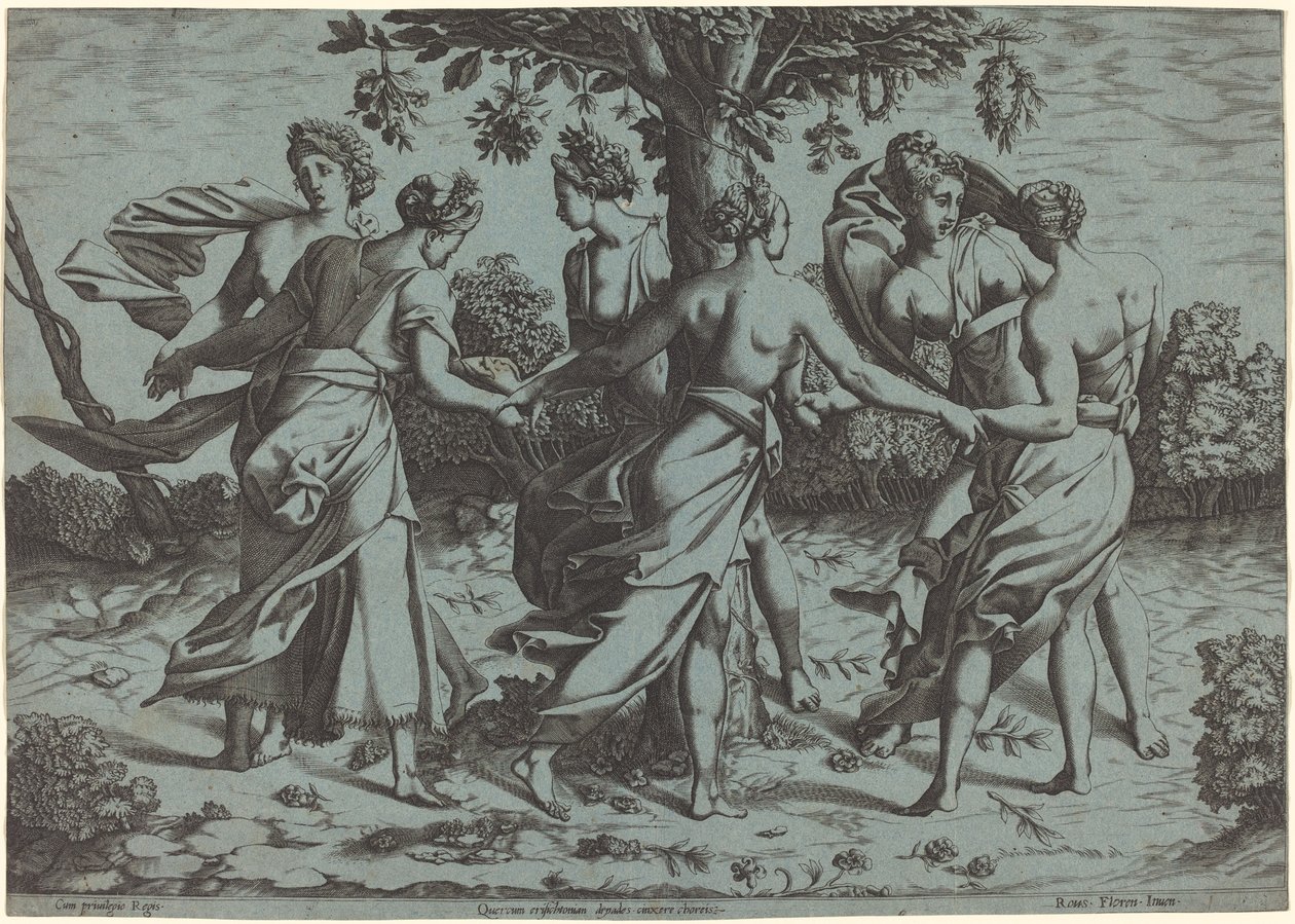Dance of the Dryades by Unbekannt