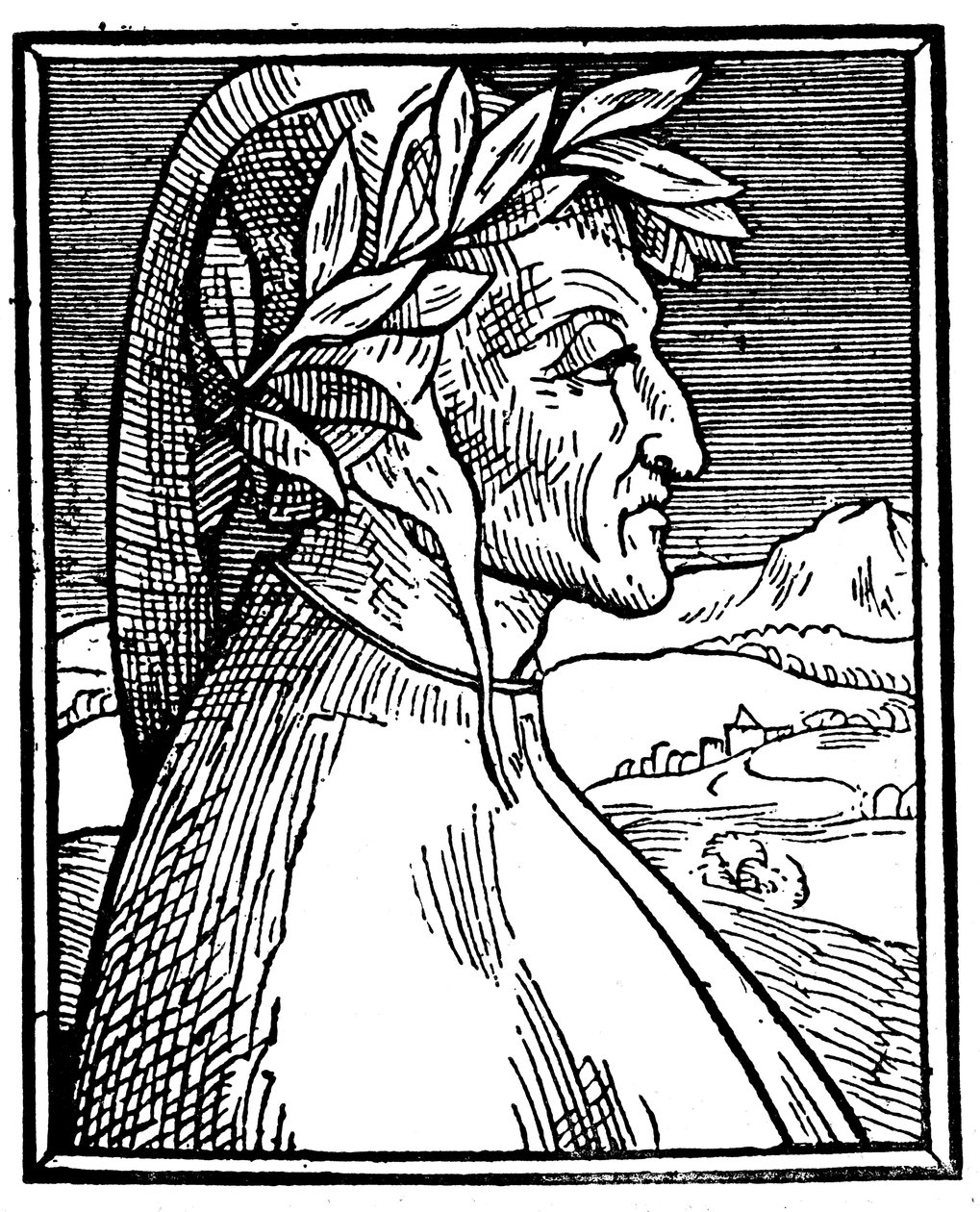 Dante Alighieri, Italian poet, 1521 by Unbekannt