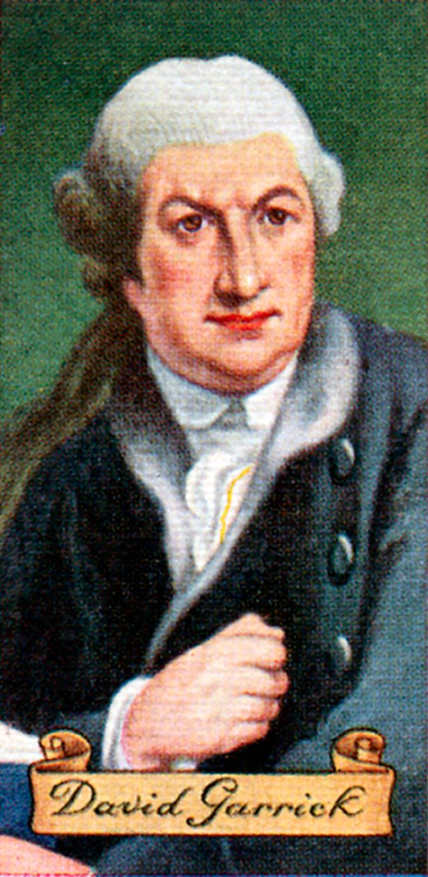 David Garrick, Taken from a Series of Cigarette Cards, 1935 by Unbekannt