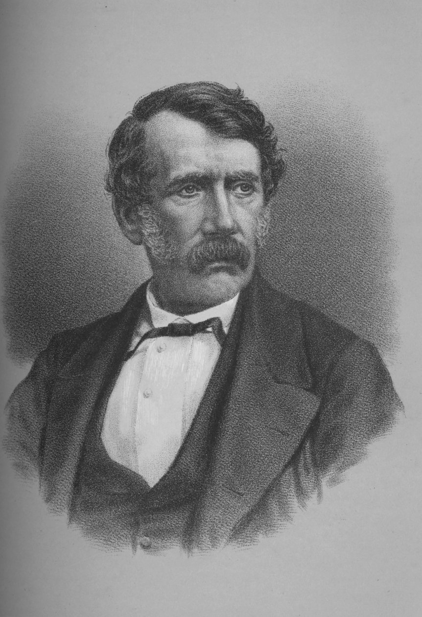David Livingstone, Scottish missionary and African explorer, 1860s by Unbekannt