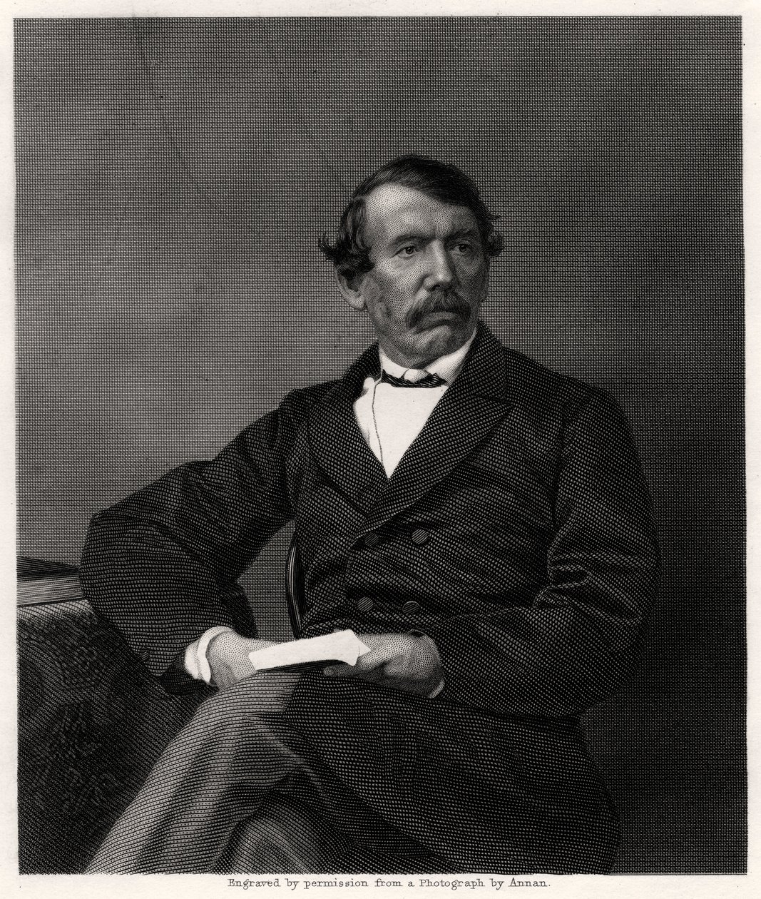 David Livingstone, Scottish missionary and African explorer by Unbekannt