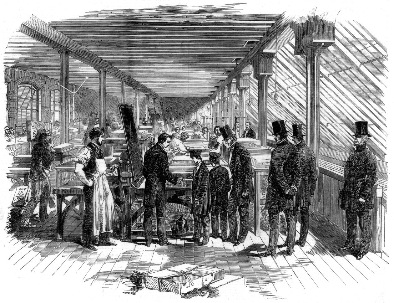 Day & Sons Lithography Workshop, 1856 by Unbekannt