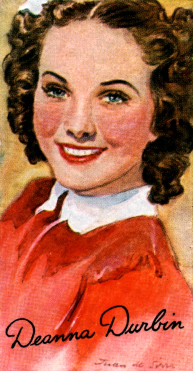 Deanna Durbin, 1921-1999, Singer and Actress in Hollywood Films of the 1930s and 1940s, 20th Century by Unbekannt