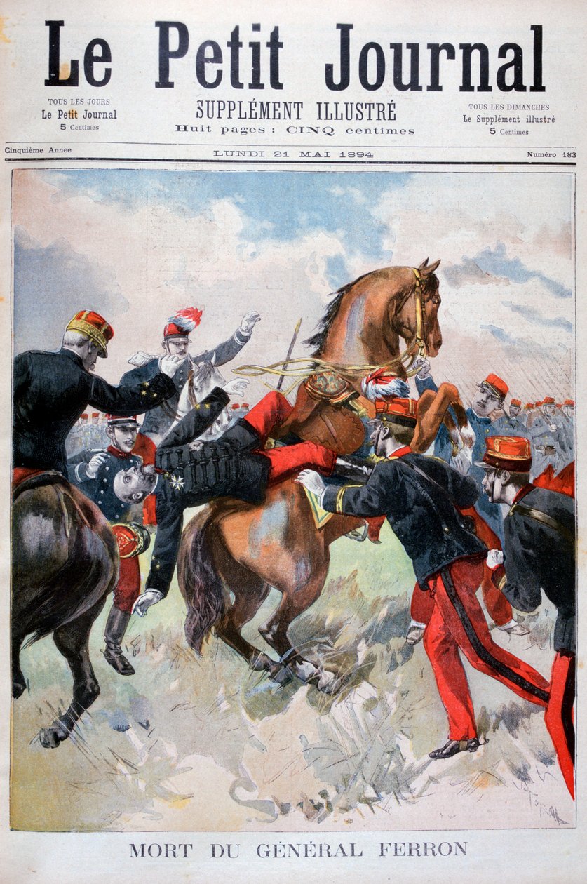 Death of General Ferron by Unbekannt