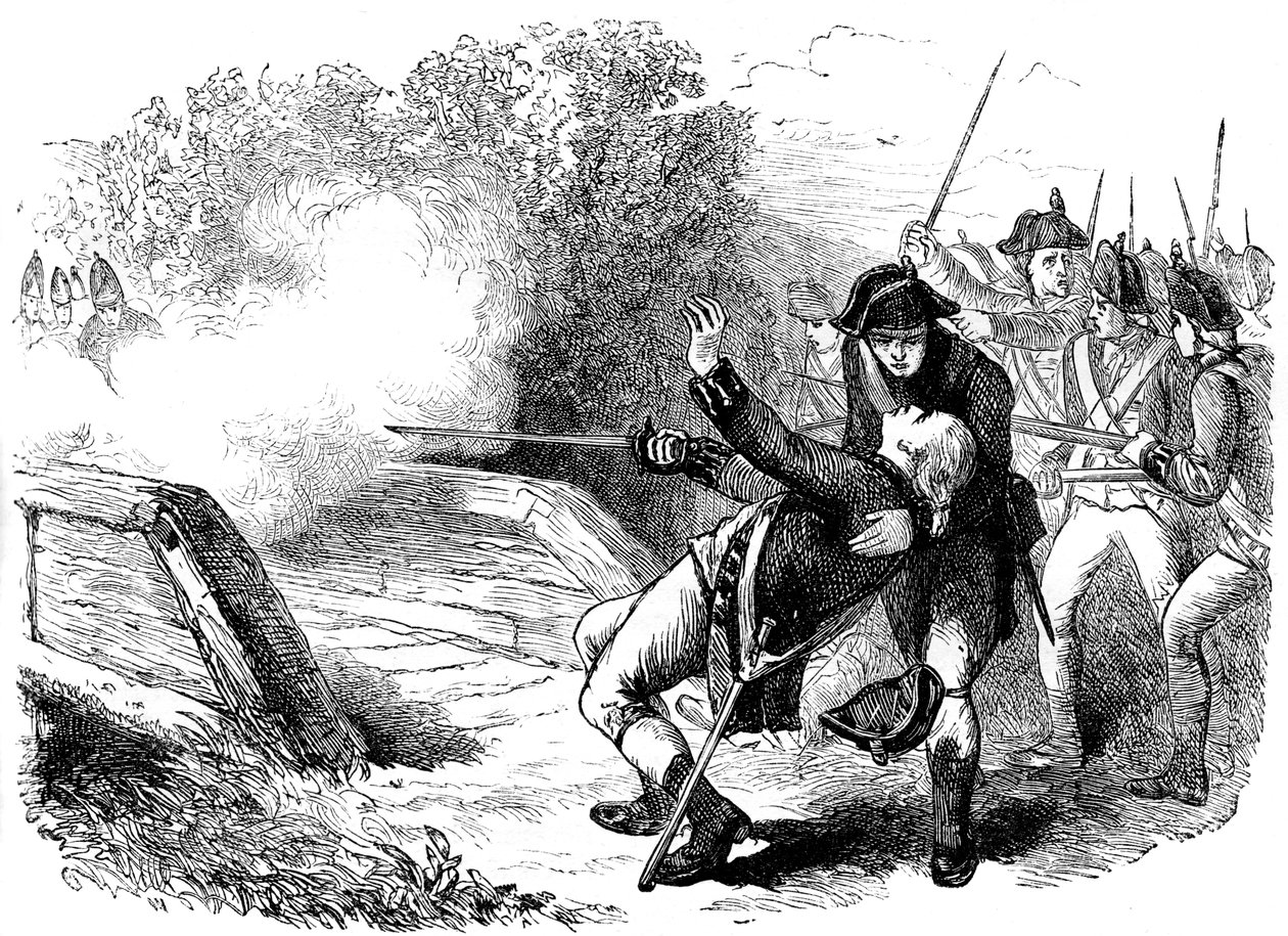 Death of Isaac Davis by Unbekannt