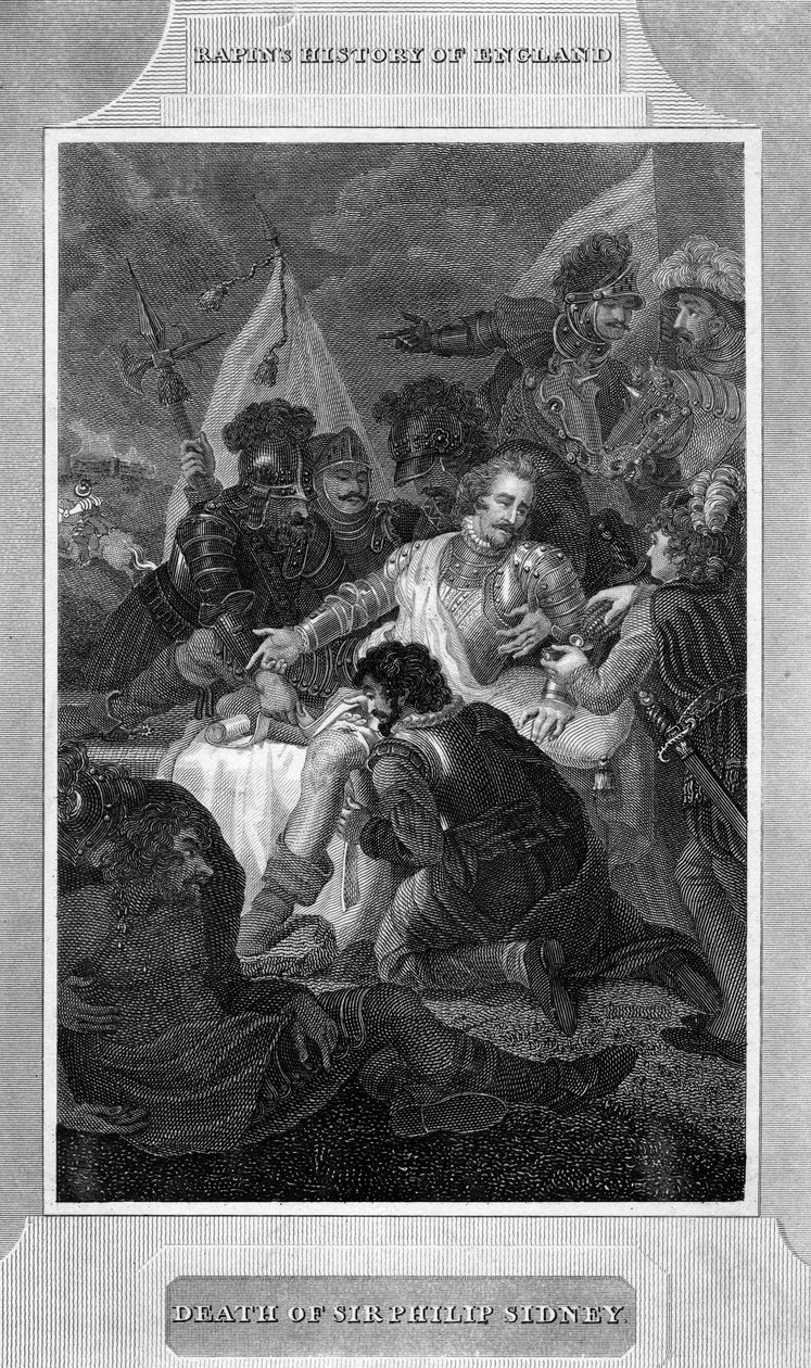 Death of Sir Philip Sydney by Unbekannt